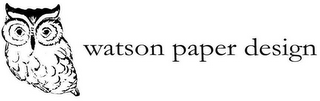 WATSON PAPER DESIGN logo