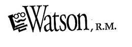 WATSON, R.M. logo