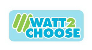 WATT 2 CHOOSE logo