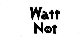 WATT NOT logo