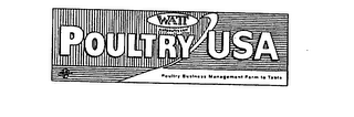 WATT WATTPOULTRY.COM POULTRY USA POULTRY BUSINESS MANAGEMENT FARM TO TABLE logo