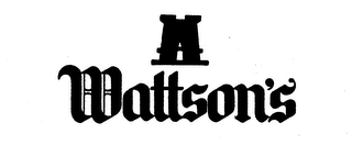 WATTSON'S logo