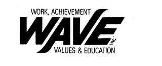 WAVE INC WORK, ACHIEVEMENT VALUES & EDUCATION logo