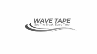 WAVE TAPE SEE THE BREAK, EVERY TIME! logo