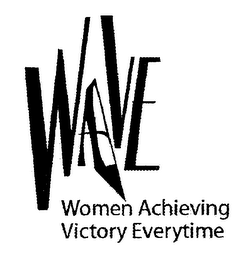 WAVE WOMEN ACHIEVING VICTORY EVERYTIME logo