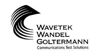 WAVETEK WANDEL GOLTERMANN COMMUNICATIONS TEST SOLUTIONS logo