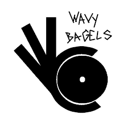 WAVY BAGELS logo