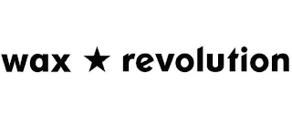 WAX REVOLUTION logo