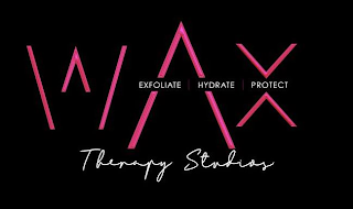 WAX THERAPY STUDIOS EXFOLIATE HYDRATE PROTECT logo