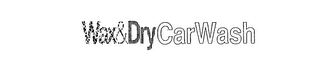 WAX&DRYCARWASH logo