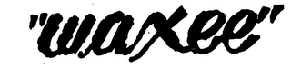 "WAXEE" logo