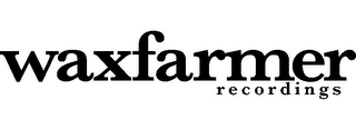 WAXFARMER RECORDINGS logo
