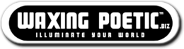 WAXING POETIC.BIZ ILLUMINATE YOUR WORLD logo