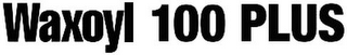 WAXOYL 100 PLUS logo