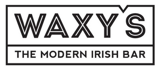 WAXYS THE MODERN IRISH BAR logo