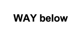 WAY BELOW logo