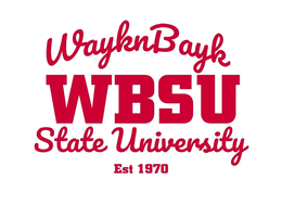 WAYKNBAYK WBSU STATE UNIVERSITY EST 1970 logo