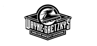 WAYNE GRETZKYS ROLLER HOCKEY CENTERS logo