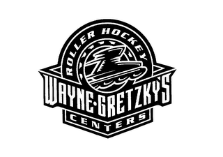 WAYNE GRETZKYS ROLLER HOCKEY CENTERS logo