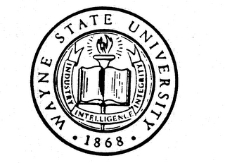 WAYNE STATE UNIVERSITY 1868 INDUSTRY INTELLIGENCE INTEGRITY logo