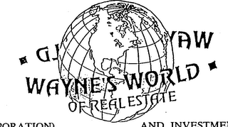 WAYNE'S WORLD OF REAL ESTATE logo