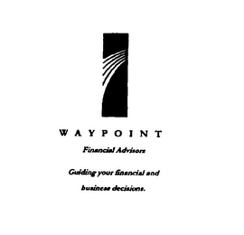 WAYPOINT FINANCIAL ADVISORS GUIDING YOUR FINANCIAL AND BUSINESS DECISIONS. logo