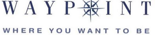 WAYPOINT WHERE YOU WANT TO BE logo