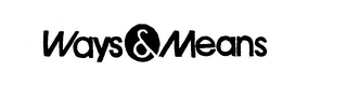 WAYS & MEANS logo