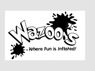 WAZOO'S WHERE FUN IS INFLATED! logo