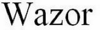 WAZOR logo