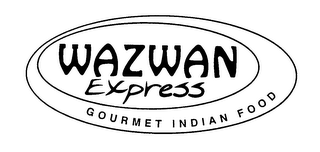 WAZWAN EXPRESS GOURMET INDIAN FOOD logo