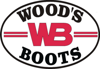 WB WOOD'S BOOTS logo