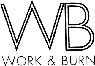 WB WORK & BURN logo