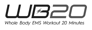 WB20 WHOLE BODY EMS WORKOUT 20 MINUTES logo