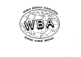 WBA WORLD BEEFALO ASSOCIATION BASOLO HYBRID BEEFALO logo