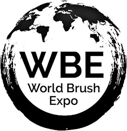 WBE WORLD BRUSH EXPO logo