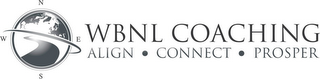 WBNL COACHING ALIGN · CONNECT · PROSPER NESW logo