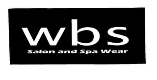 WBS SALON AND SPA WEAR logo