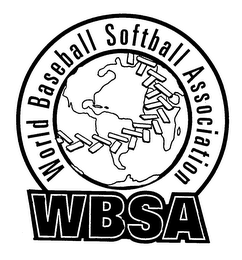 WBSA WORLD BASEBALL SOFTBALL ASSOCIATION logo