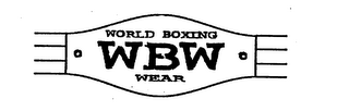 WBW WORLD BOXING WEAR logo