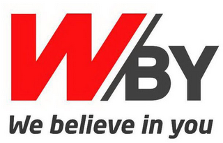 WBY WE BELIEVE IN YOU logo
