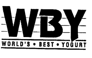 WBY WORLD'S BEST YOGURT logo