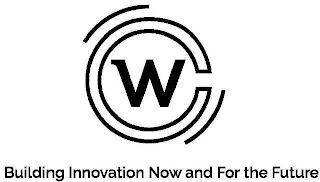 WC BUILDING INNOVATION NOW AND FOR THE FUTURE logo