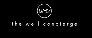 WC THE WELL CONCIERGE logo