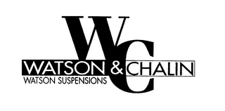 W&C WATSON & CHALIN WATSON SUSPENSIONS logo