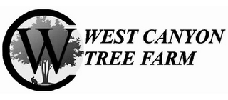 WC WEST CANYON TREE FARM logo