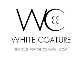 WC WHITE COATURE THE CURE FOR THE COMMON COAT logo