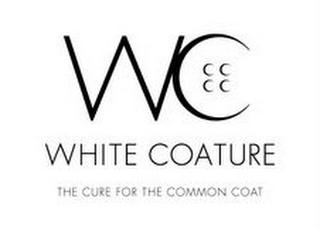 WC WHITE COATURE THE CURE FOR THE COMMON COAT logo