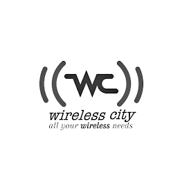 WC WIRELESS CITY ALL YOUR WIRELESS NEEDS logo