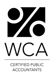 WCA CERTIFIED PUBLIC ACCOUNTANTS logo